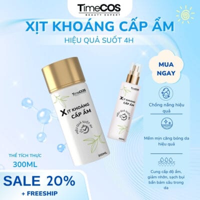 [Xịt Khoáng Cấp Ẩm] Xịt chống nắng