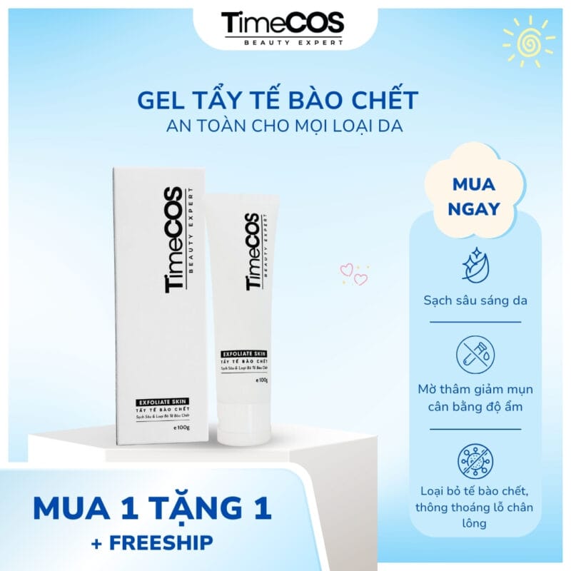 Gel Tẩy Tế Bào Chết TimeCOS - Giải Pháp Dịu Nhẹ Cho Da Mụn